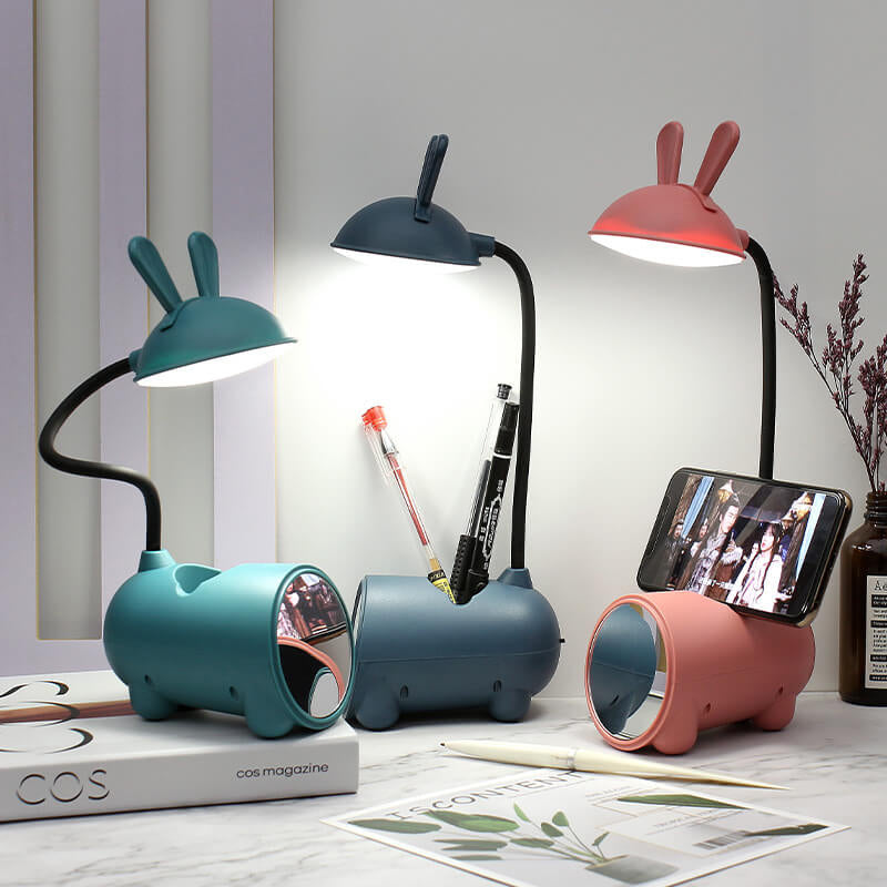 LED Desk Lamp with Pen Holder Storage