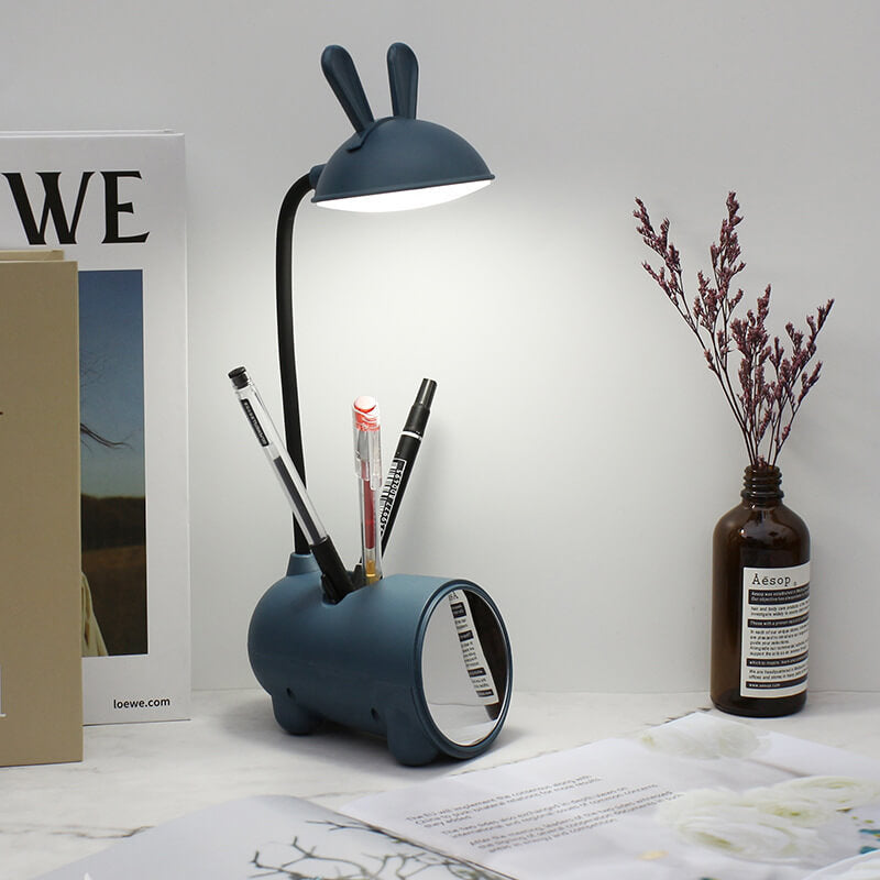 LED Desk Lamp with Pen Holder Storage