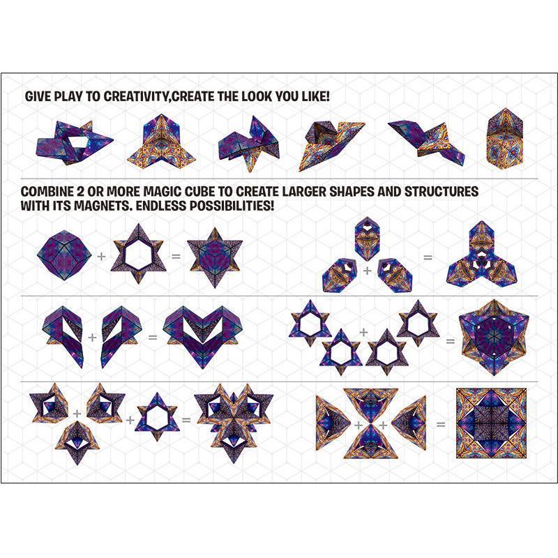 Magnetic Puzzle Cube Toy for Kids