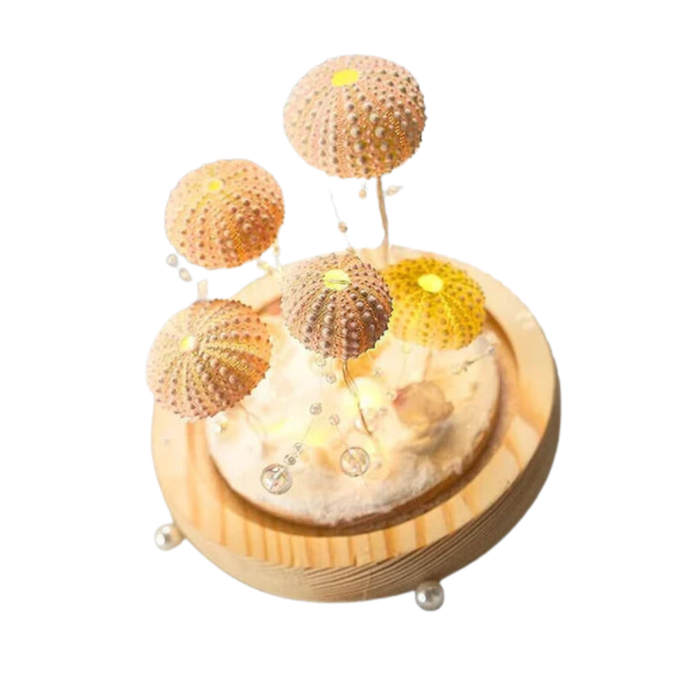 ソフトな間接照明付きガラステーブルランプ