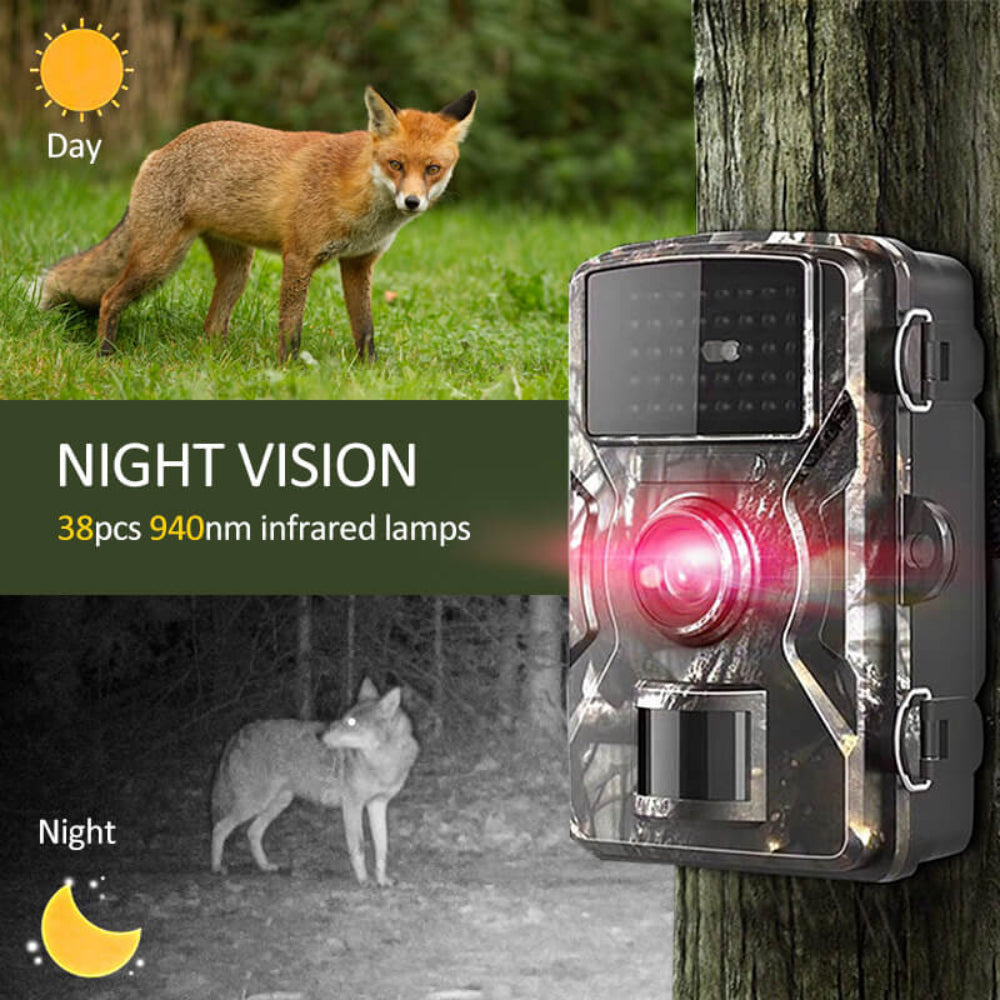 Trail Camera Wildlife Camera Night Vision Motion Sensor Recorder