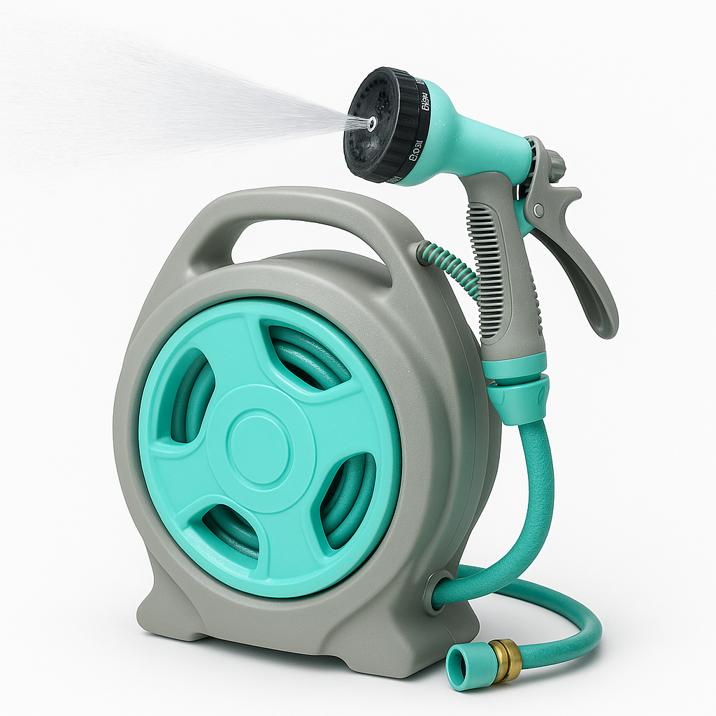 Garden Hose Reel Retractable Lightweight Sprayer
