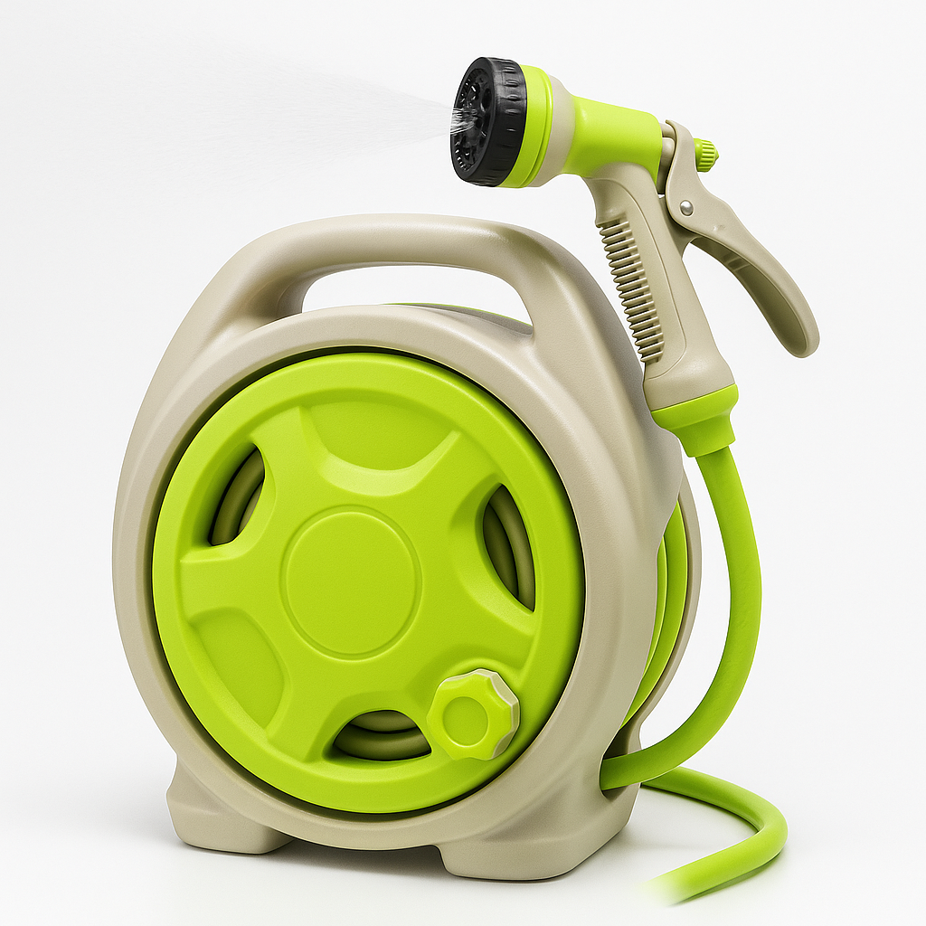 Garden Hose Reel Retractable Lightweight Sprayer