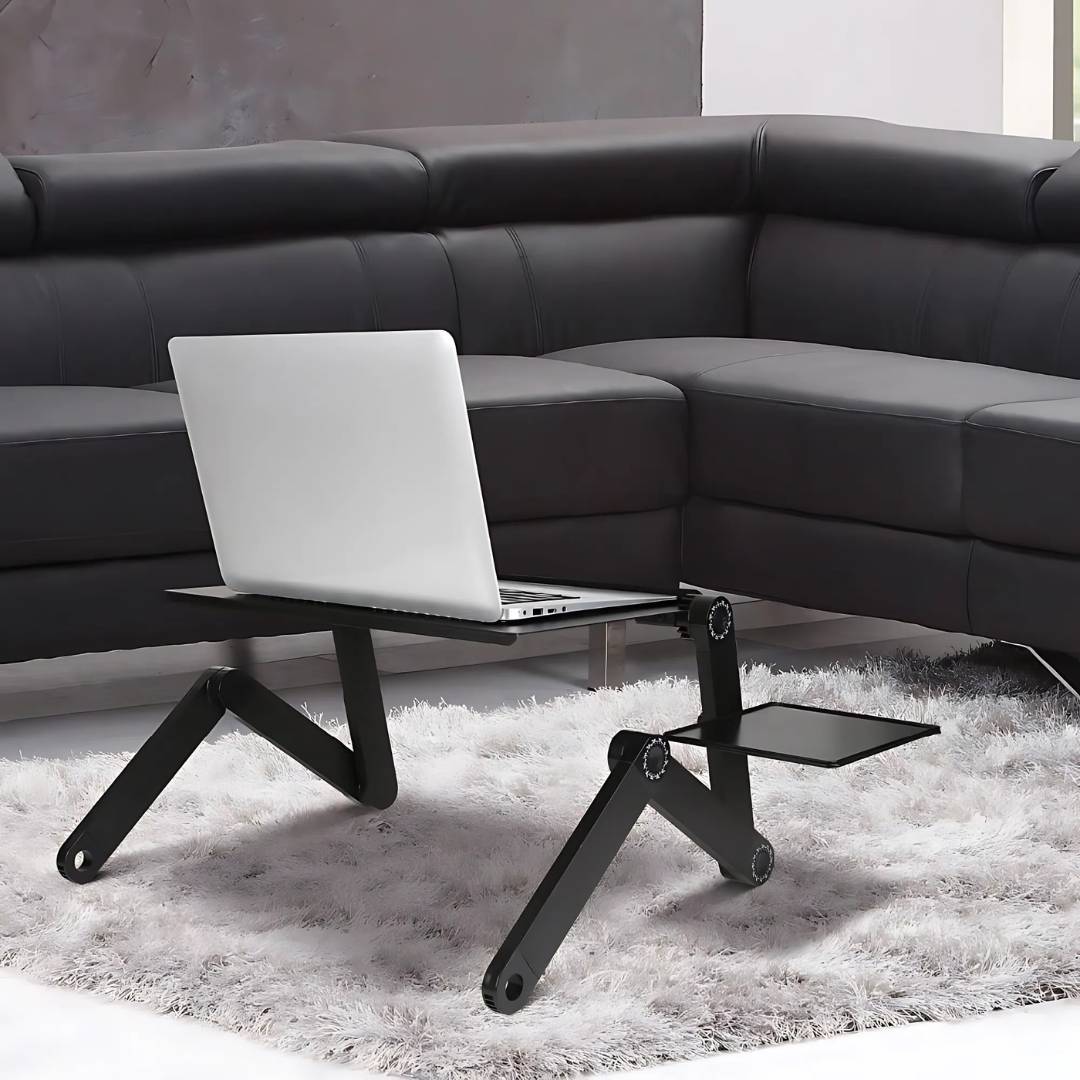 Laptop Stand Adjustable Aluminum Ergonomic Desk Tray