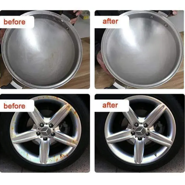 Pasta de pulido metálico para eliminación de óxido y arañazos