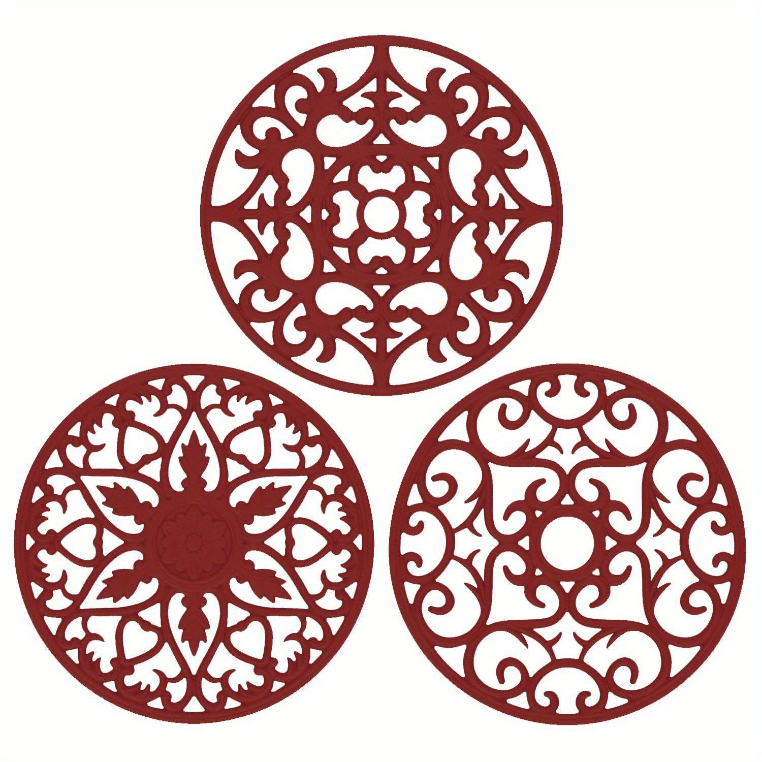 Silicone Heat Resistant Trivets for Kitchen