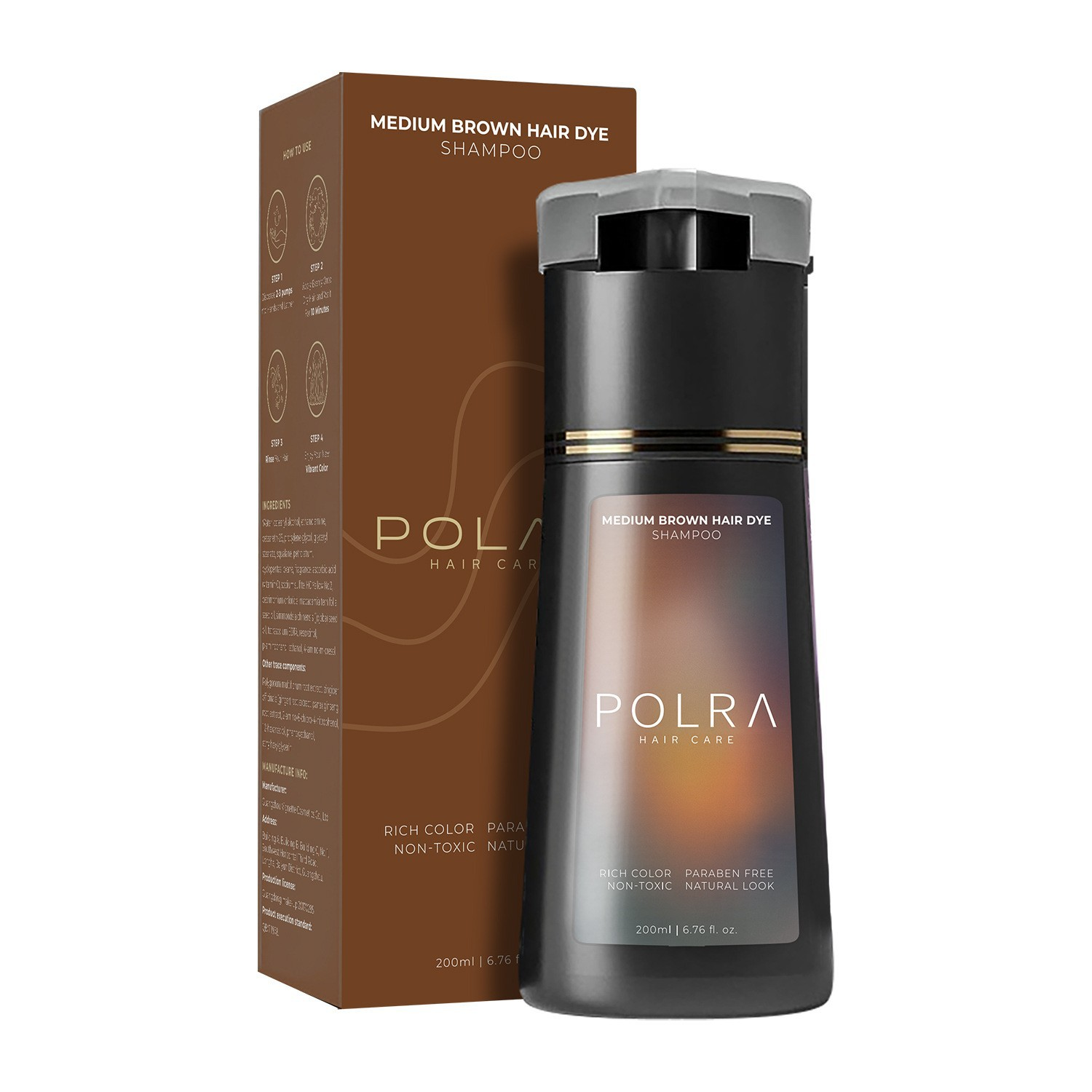 健康な髪のためのナチュラルヘアダイシャンプー