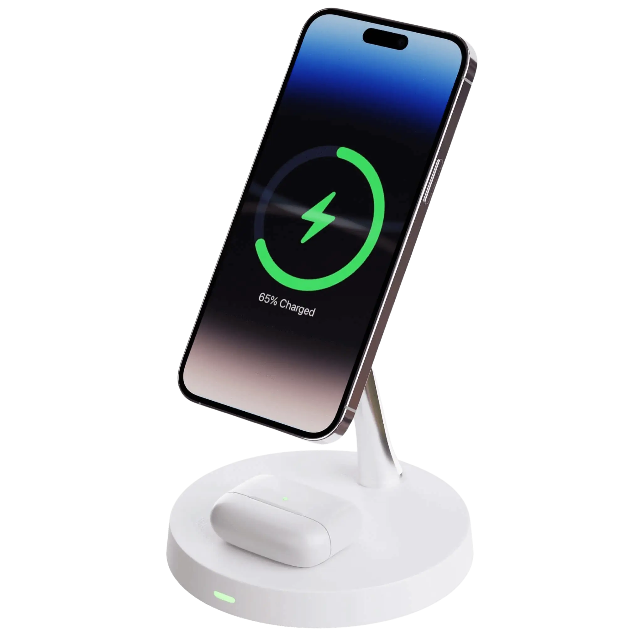 Wireless Phone Charger with MagSafe Stand