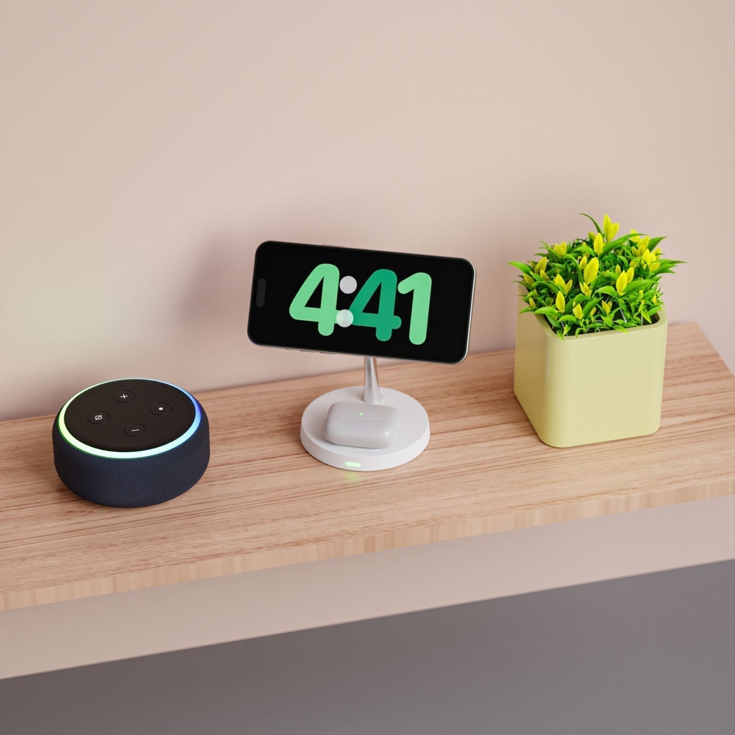 Wireless Phone Charger with MagSafe Stand