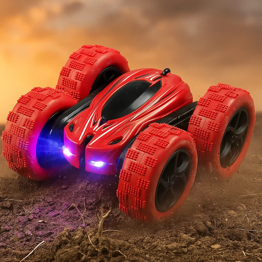 Remote Control Stunt Car with LED Lights