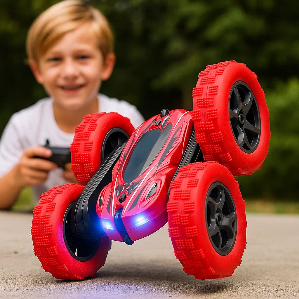 Remote Control Stunt Car with LED Lights