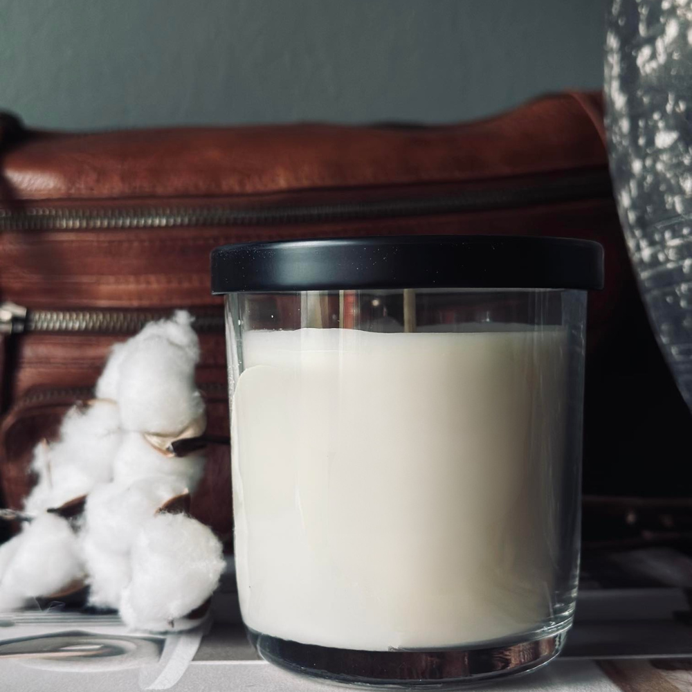 Scented Candle Sandalwood Glass Jar