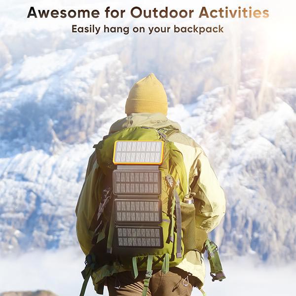 25000mAh Hochleistungs-Solar-Powerbank - Schnellladung - Image 8