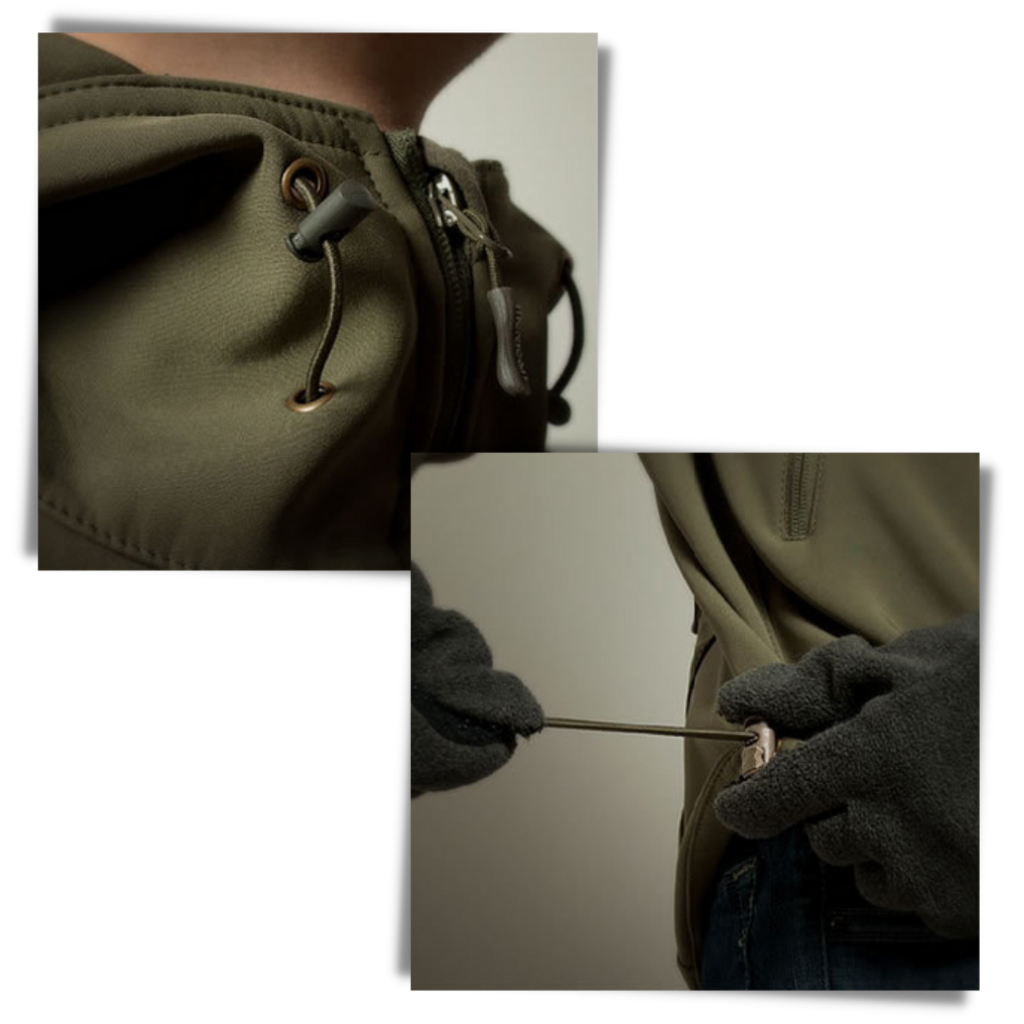 Voděodolná taktická outdoorová turistická bunda