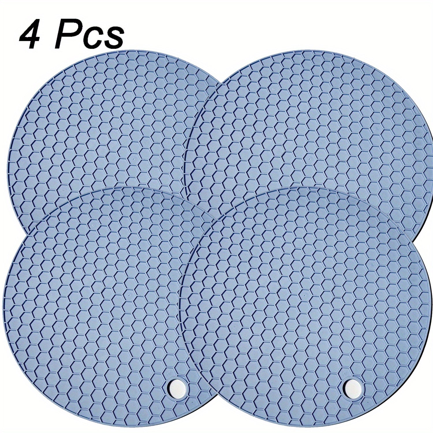 Silicone Heat Resistant Trivet Mat Round