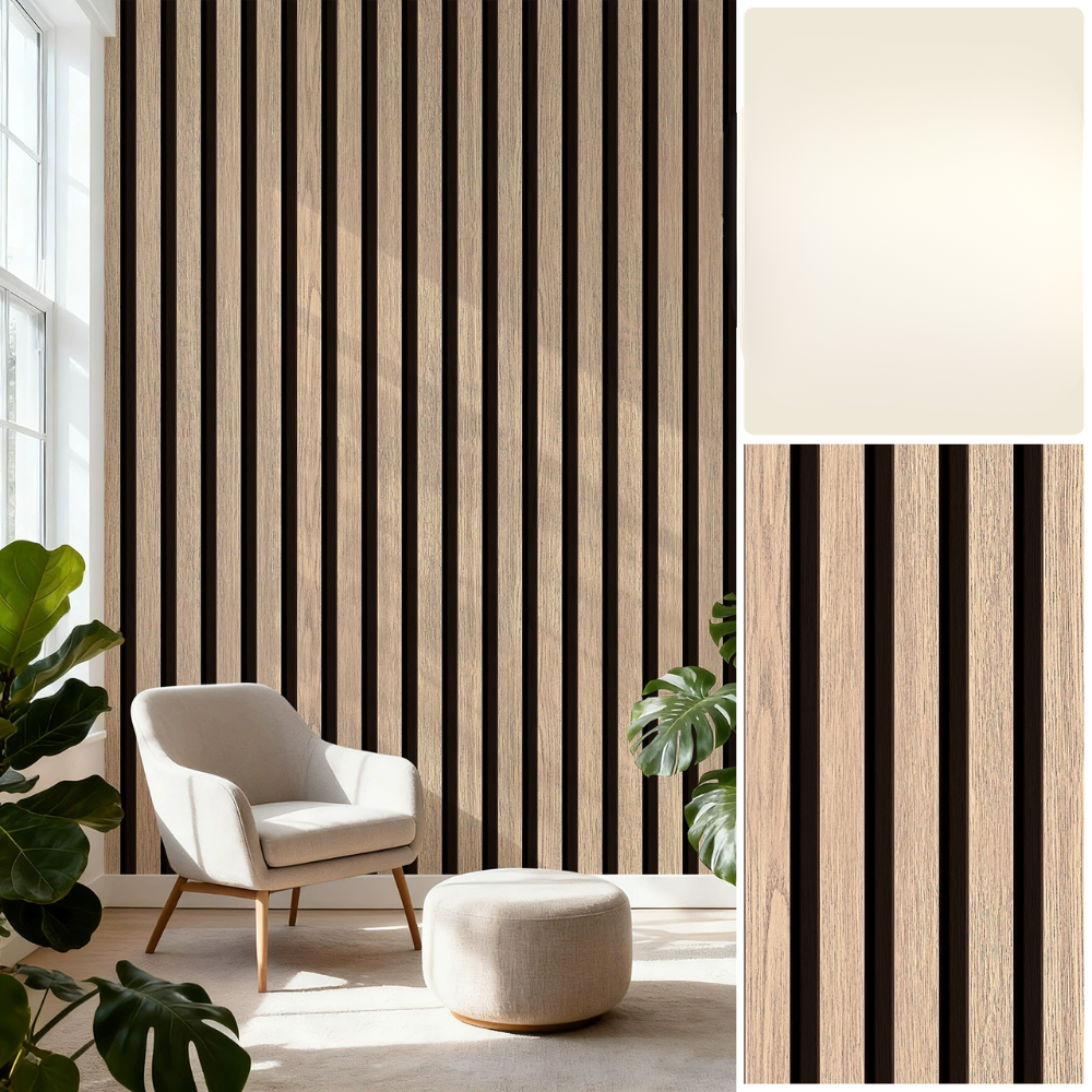 Wood Wall Panels Self Adhesive Wallpaper Waterproof PVC Decor