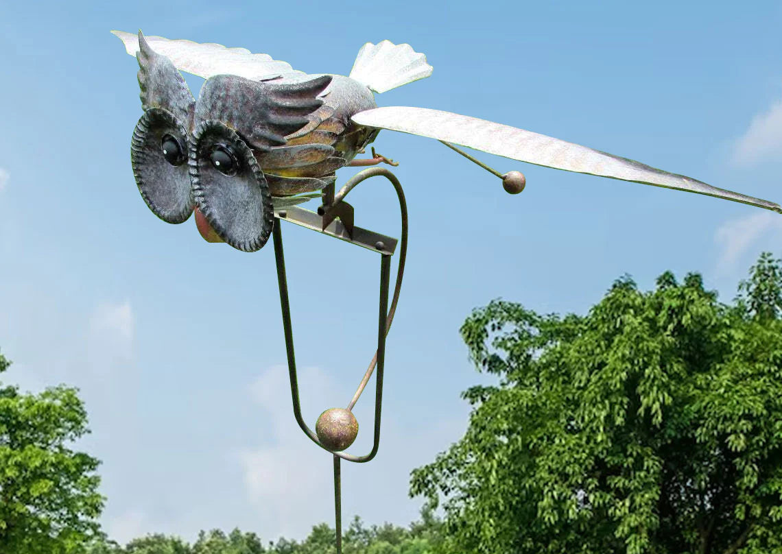 Garden Wind Spinner Metal Outdoor Ornament