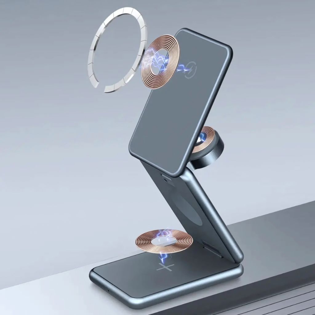 Bezdrátová nabíjecí stanice pro iPhone a Apple Watch