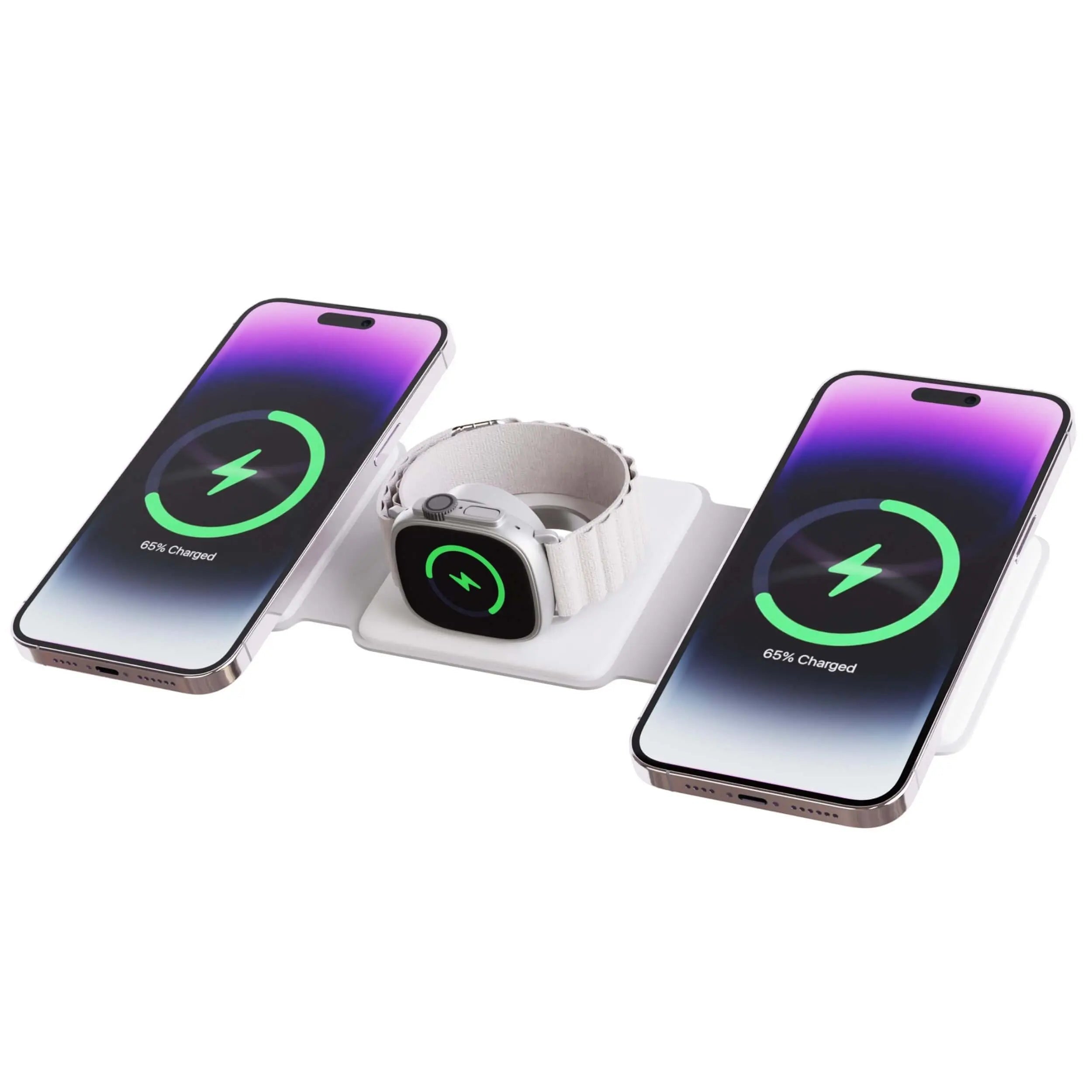 Wireless Charging Pad Foldable Travel Dock