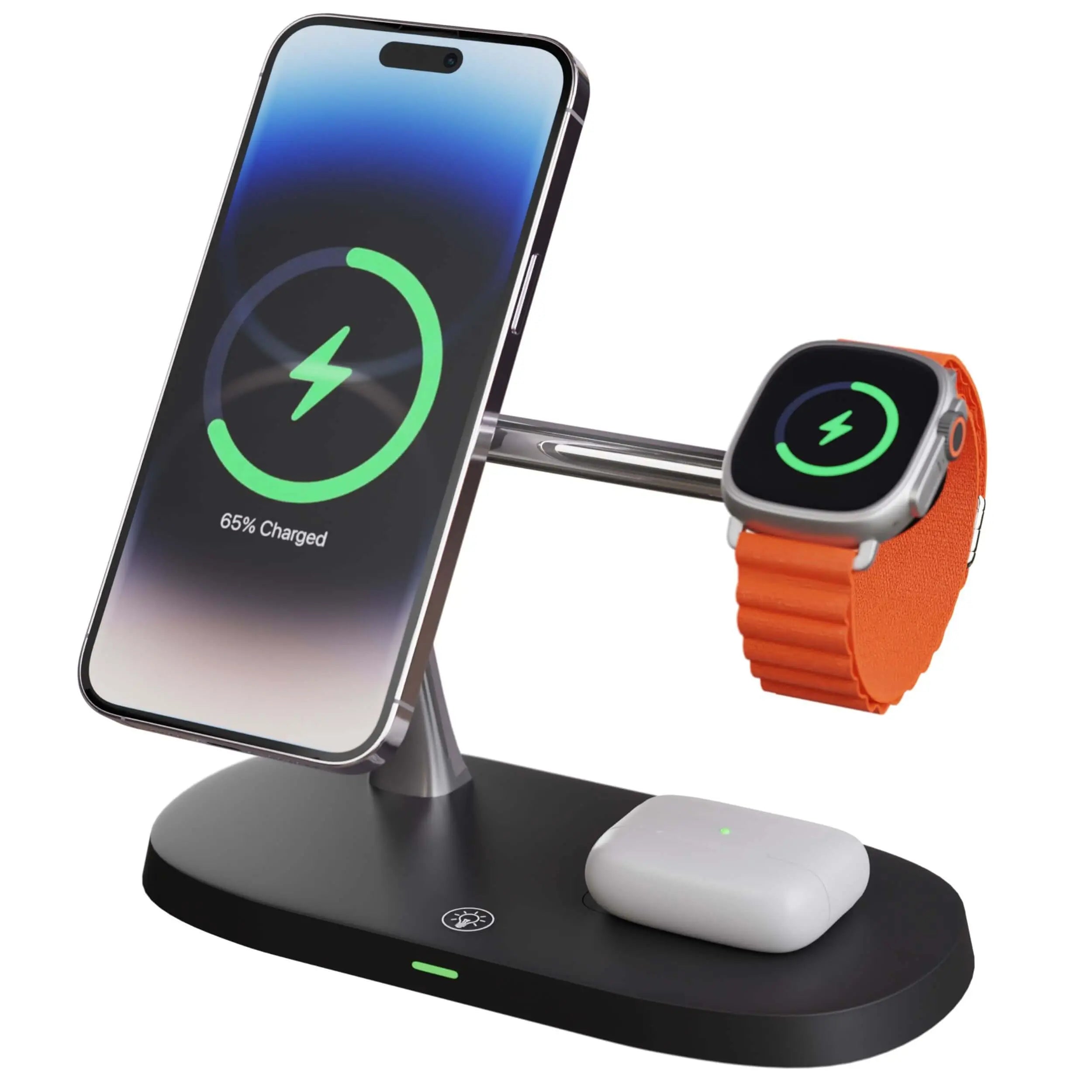 Wireless Charging Station with Magnetic Stand