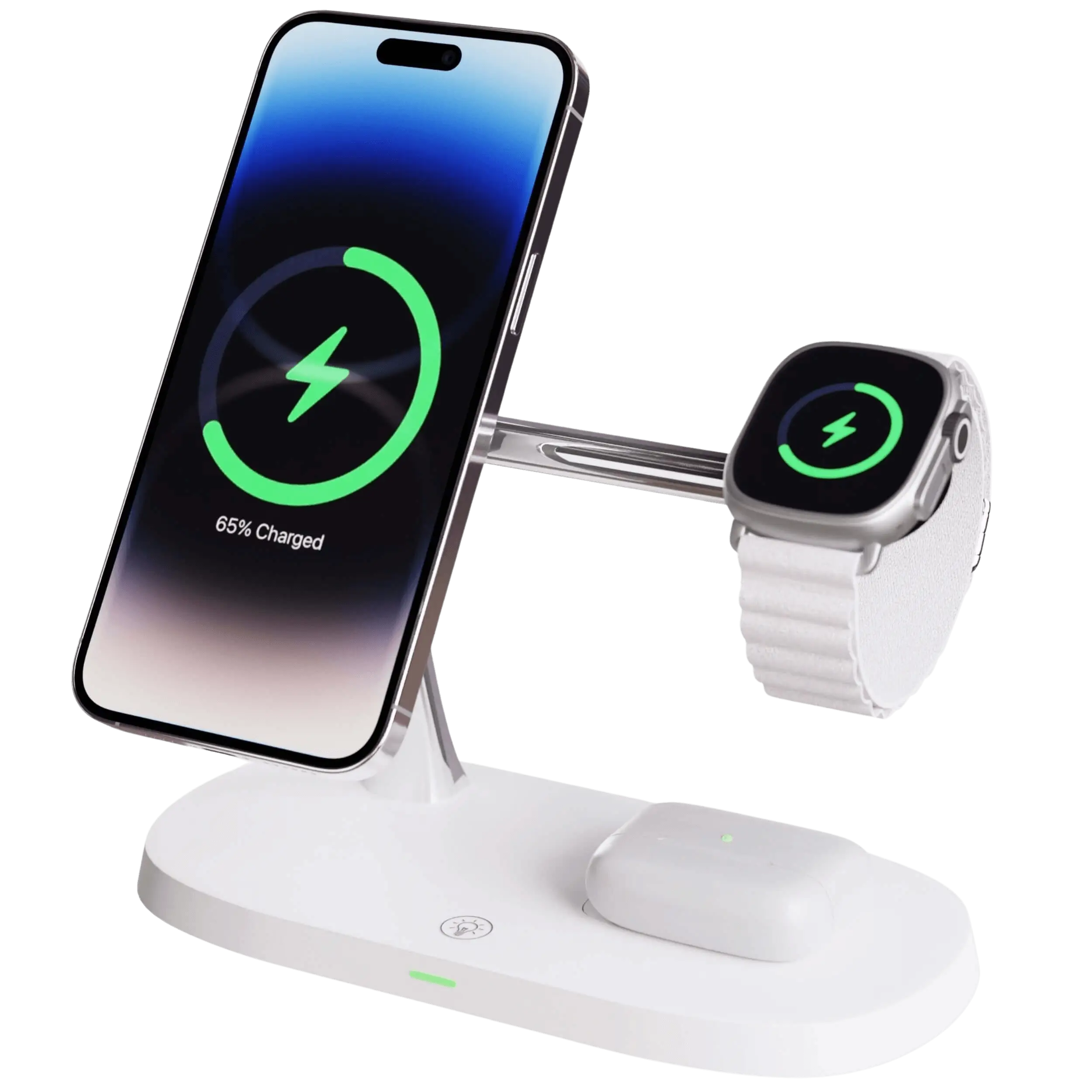 Wireless Charging Station with Magnetic Stand