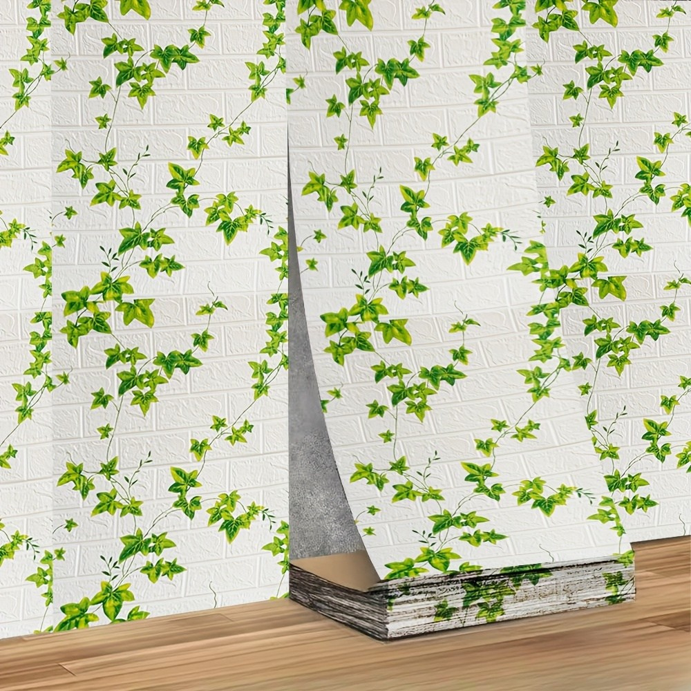 3D Peel and Stick Wall Panels Texture Waterproof Decor