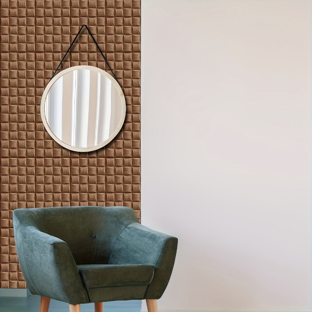 3D Wall Panels Wood Texture Peel and Stick Waterproof Decor