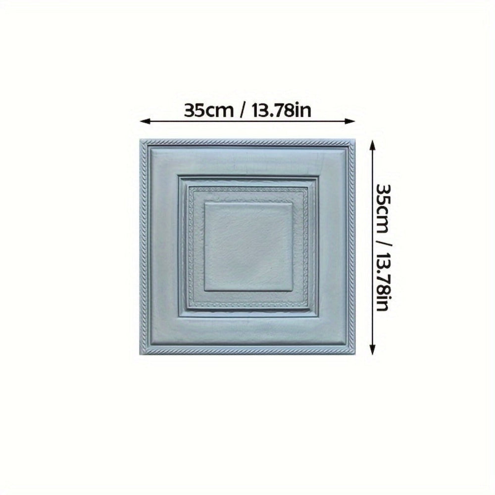 3D Wall Panels XPE Foam Self Adhesive Soundproof Decor Tiles