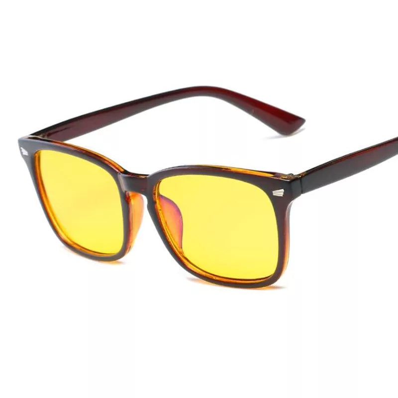 Blue Light Blocking Square Frame Glasses