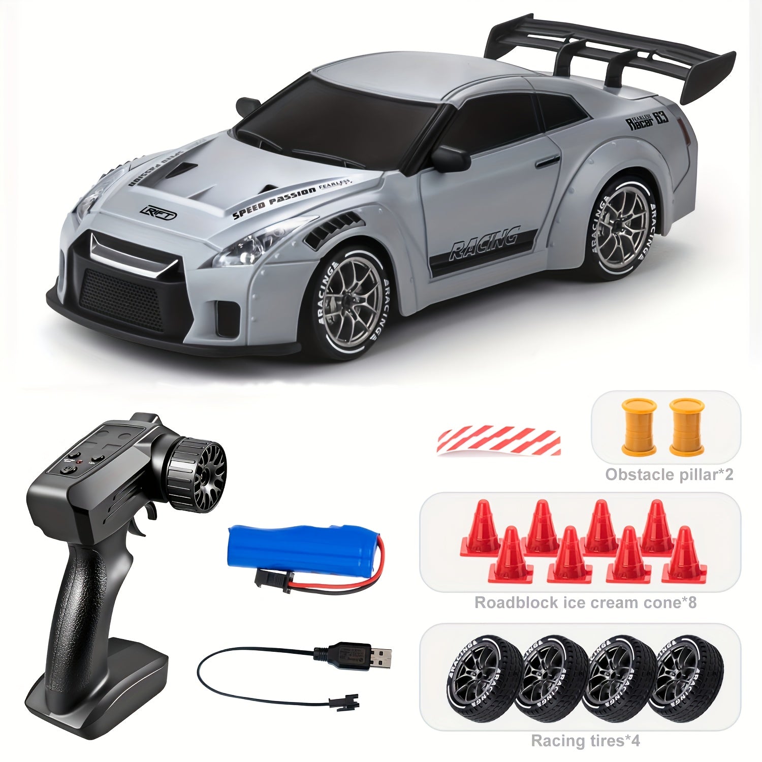 Remote Control Drift Car with Racing Kit