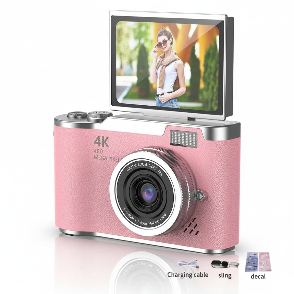 4k Camera Photo Video Camera Flip Screen Digital Device - Image 8