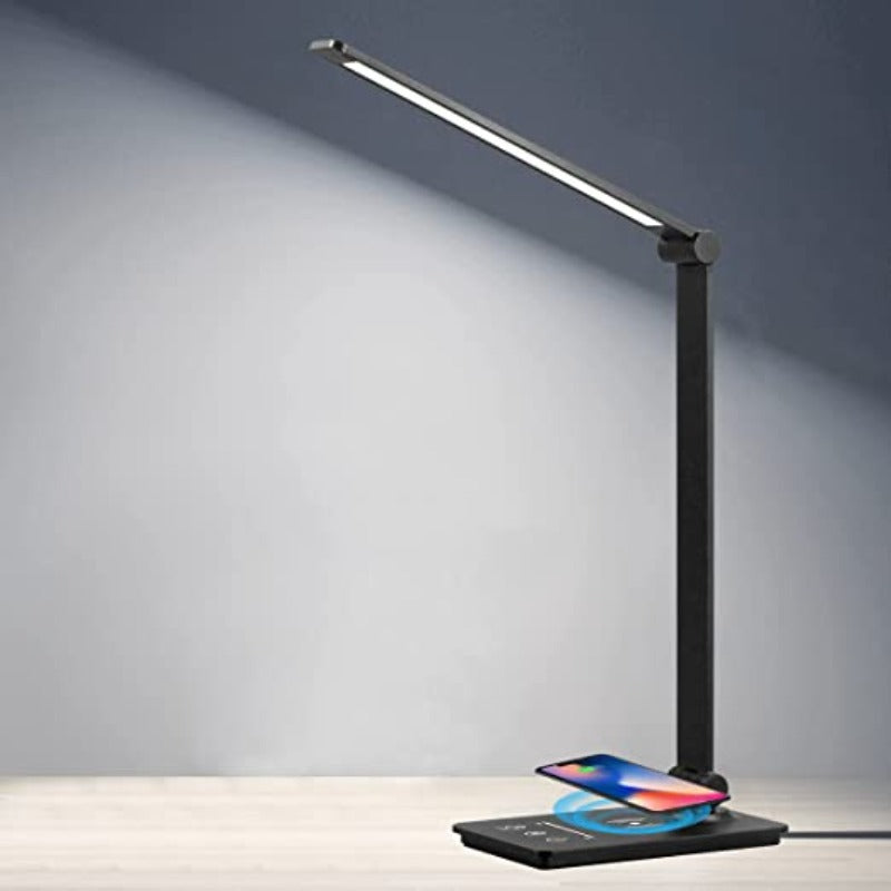 ModernGlow - Wireless Charging LED Desk Lamp with Touch Control