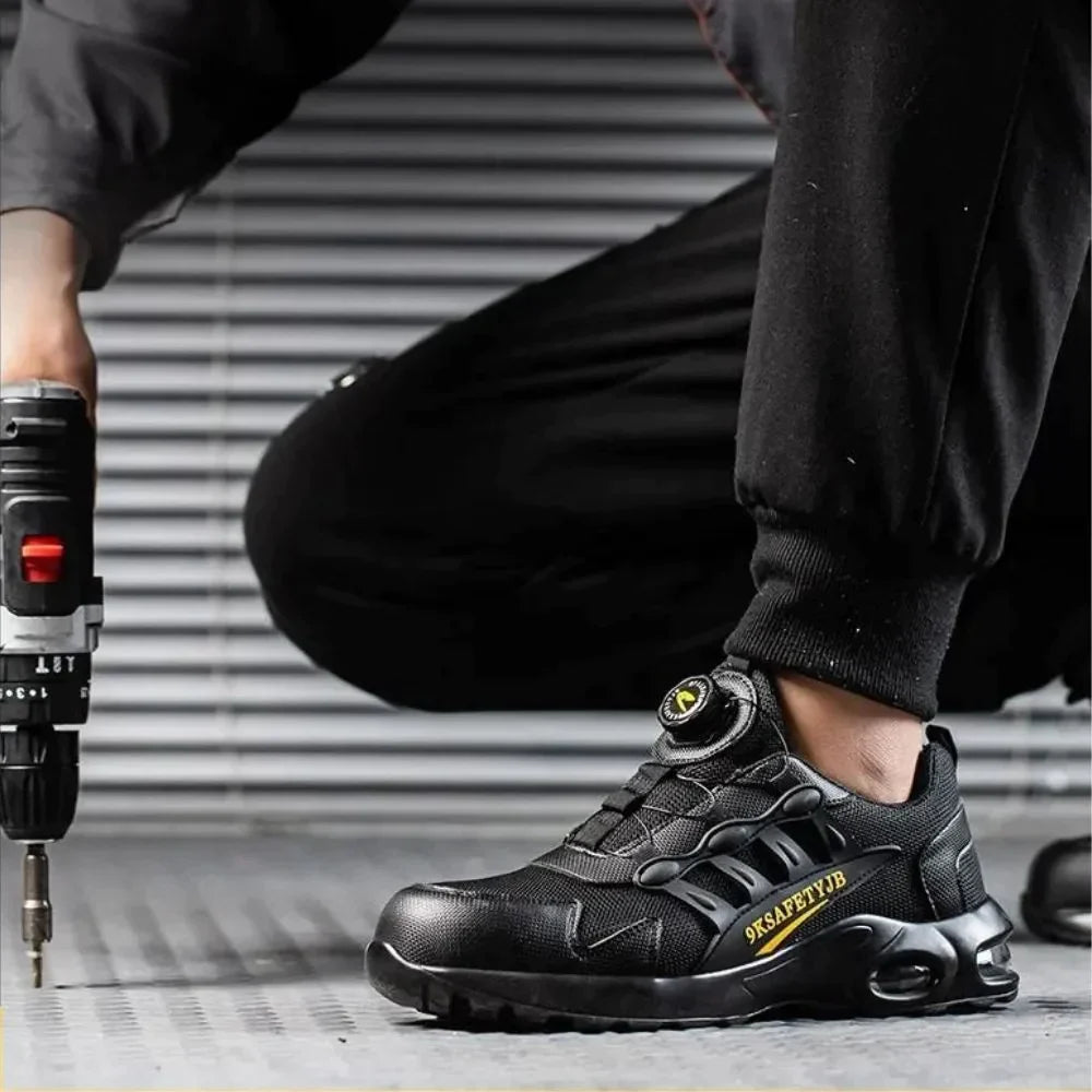Safety Work Trainers with Steel Toe Cap