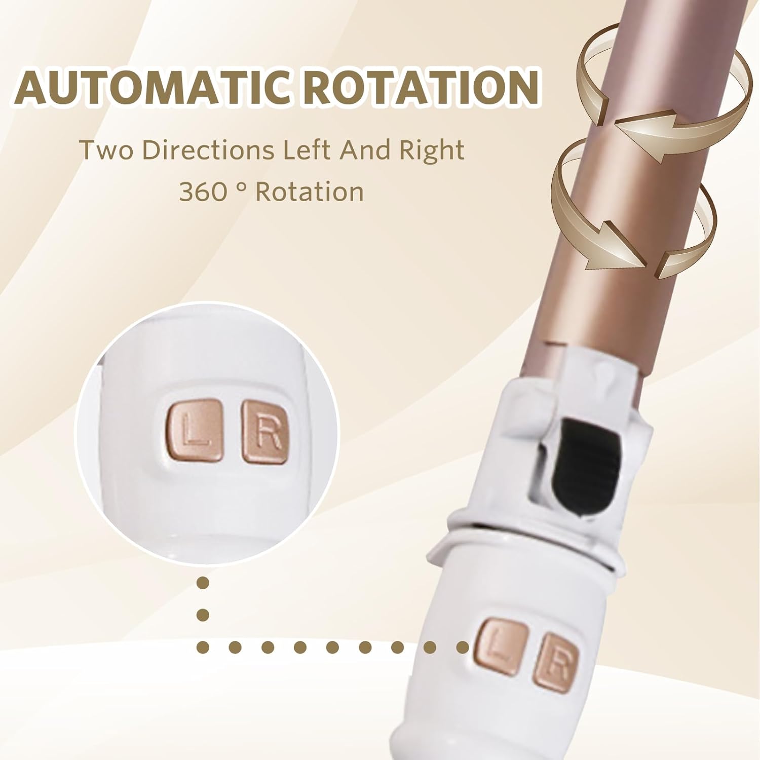 Lockenstab | Doppel-Lockenstab Haarstyler für den Heimgebrauch