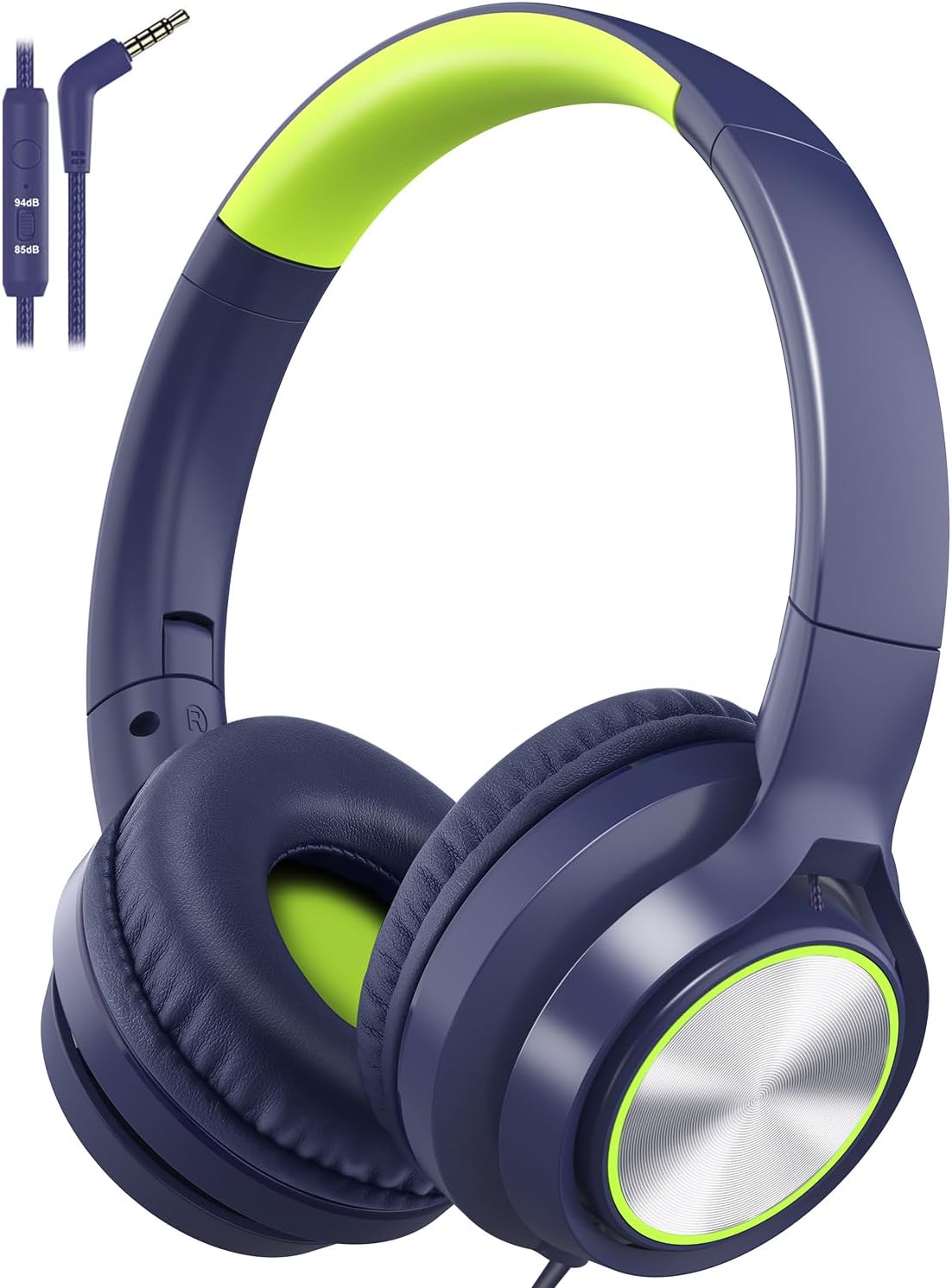 Headphones Kids Adjustable Foldable Volume-Limited