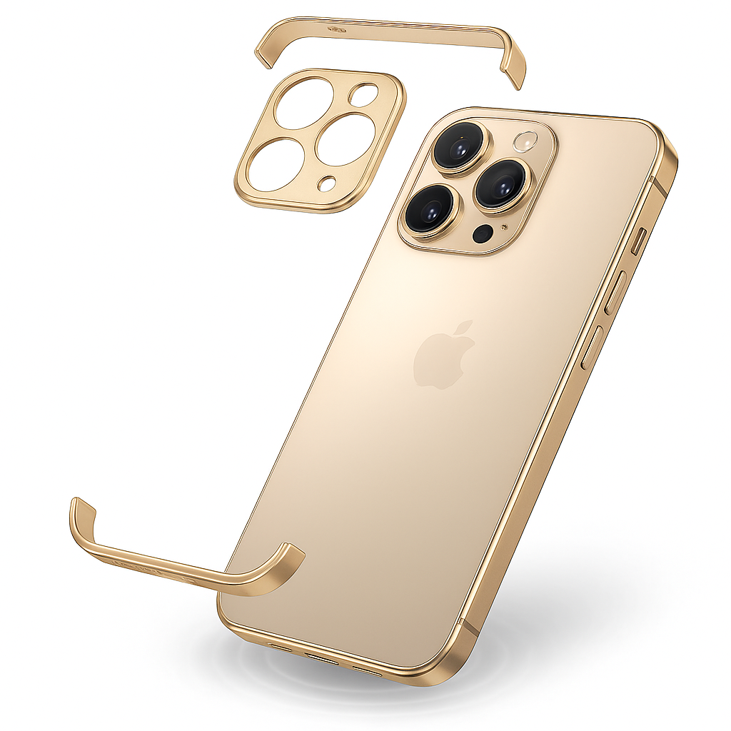 電話ケース ミニマリスト スリム 保護用メタルカバー