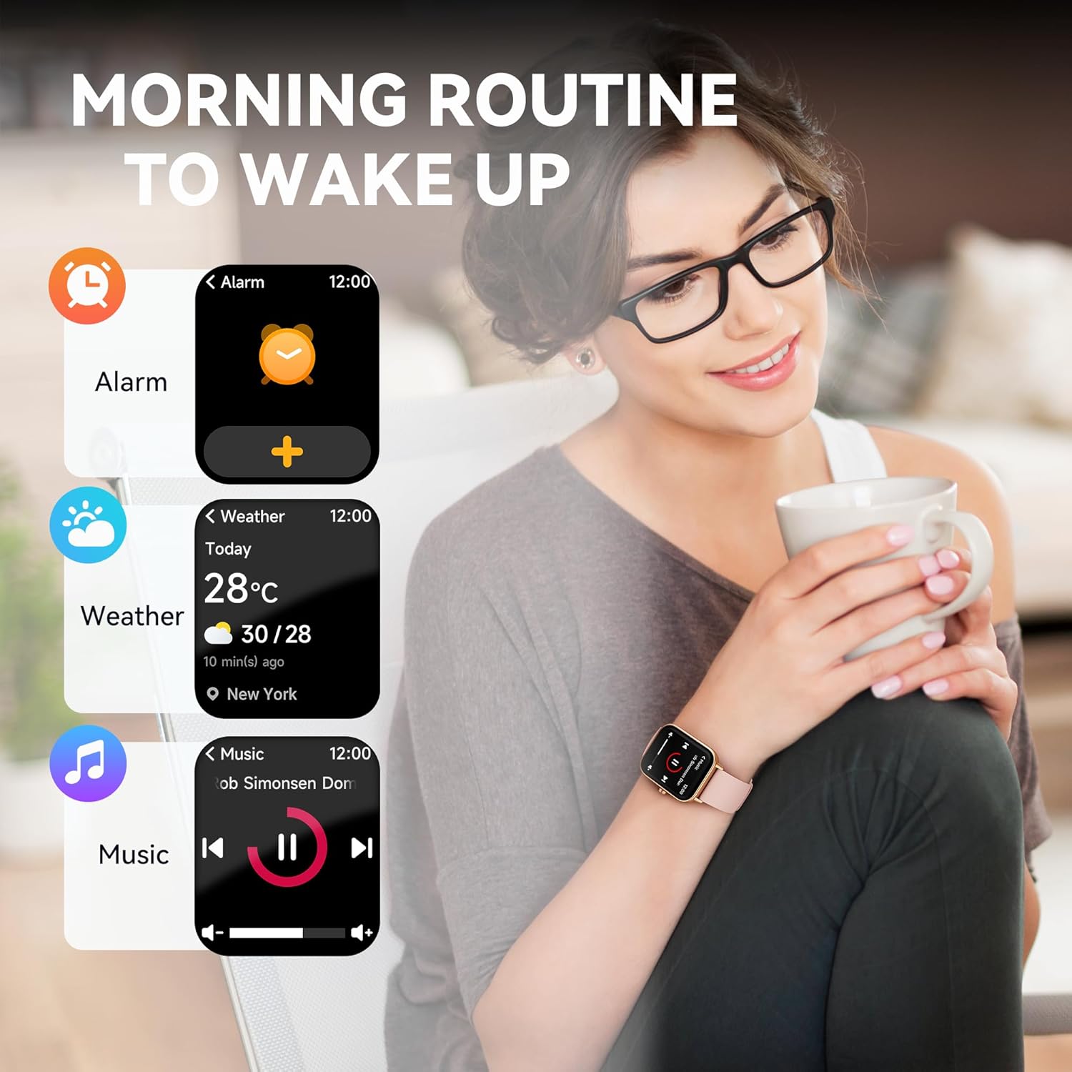 Smart Watch with Glucose and Health Monitoring