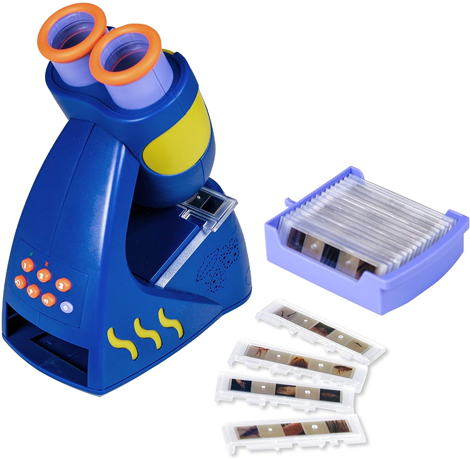 Microscope Toy for Kids with Talking Feature