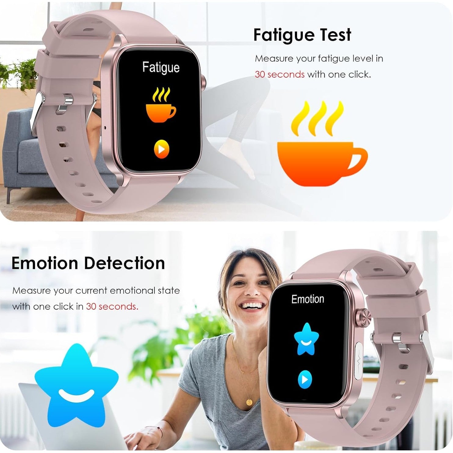 Smart Watch with ECG and Daily Use Functions