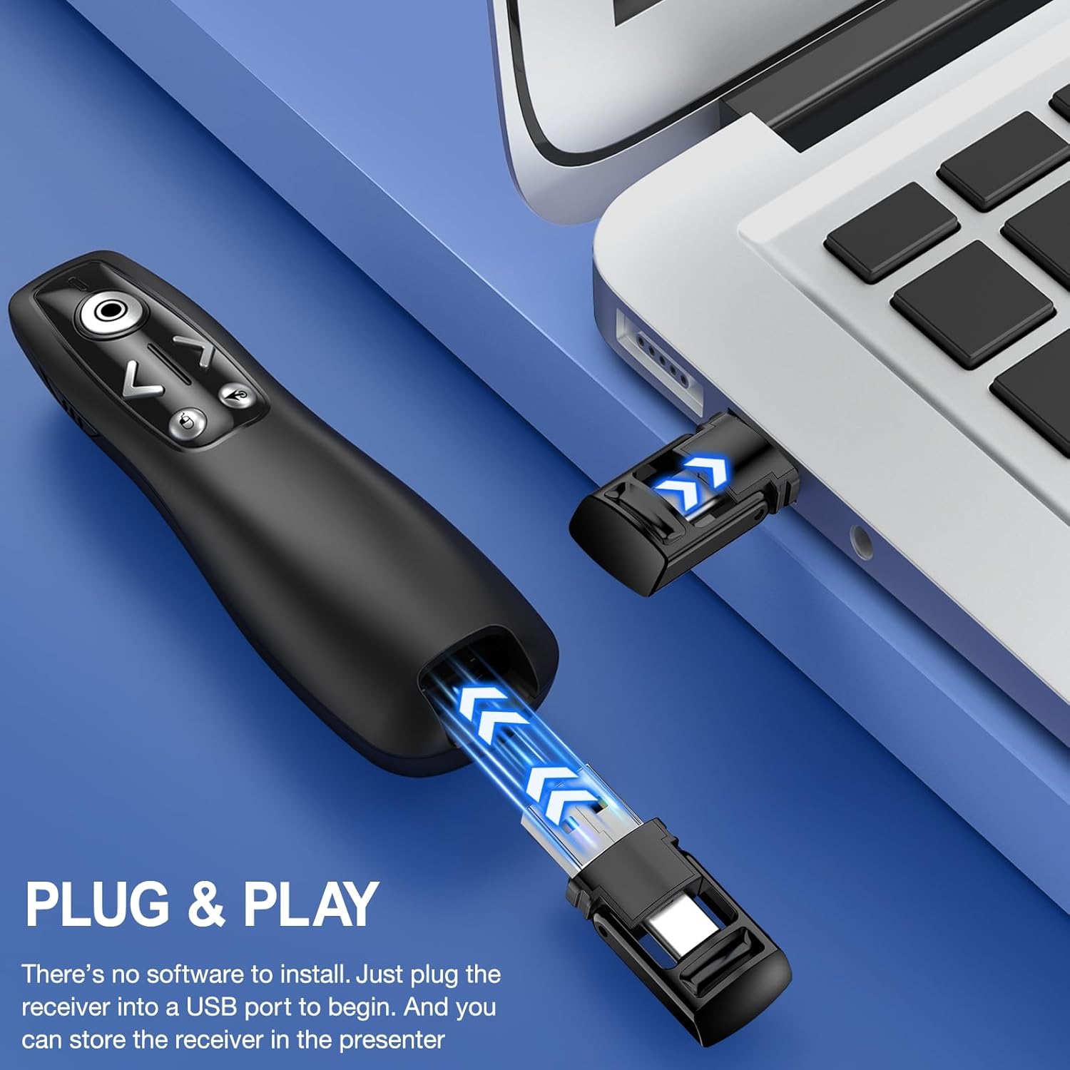 Presentation Remote Wireless USB Laser Clicker