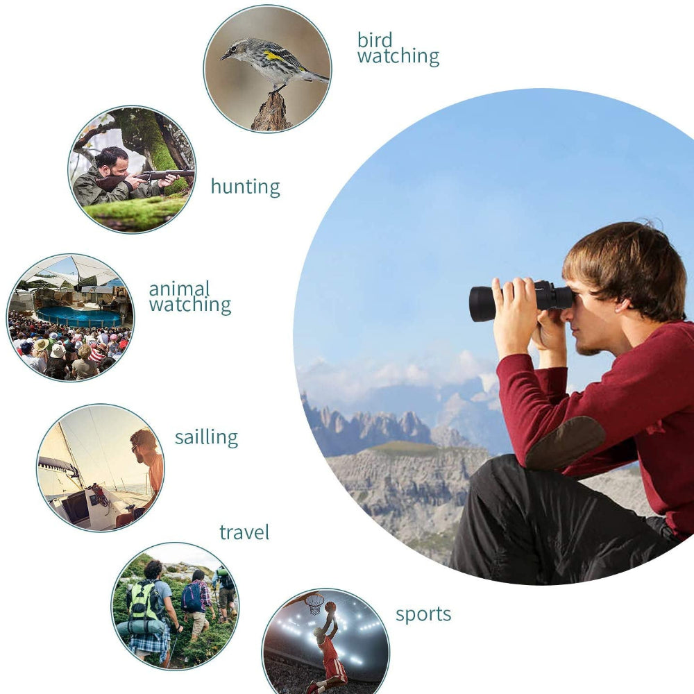 Binoculars High Power Night Vision Waterproof