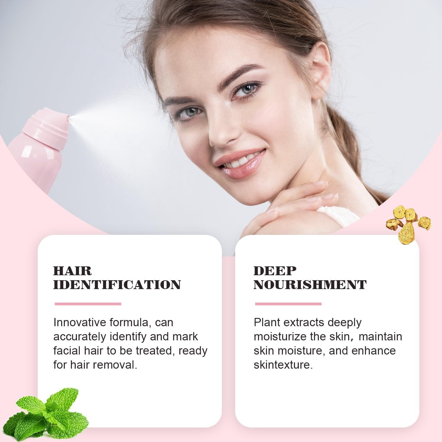 Shaving Spray | Facial Hair Identifier Mist for Skincare