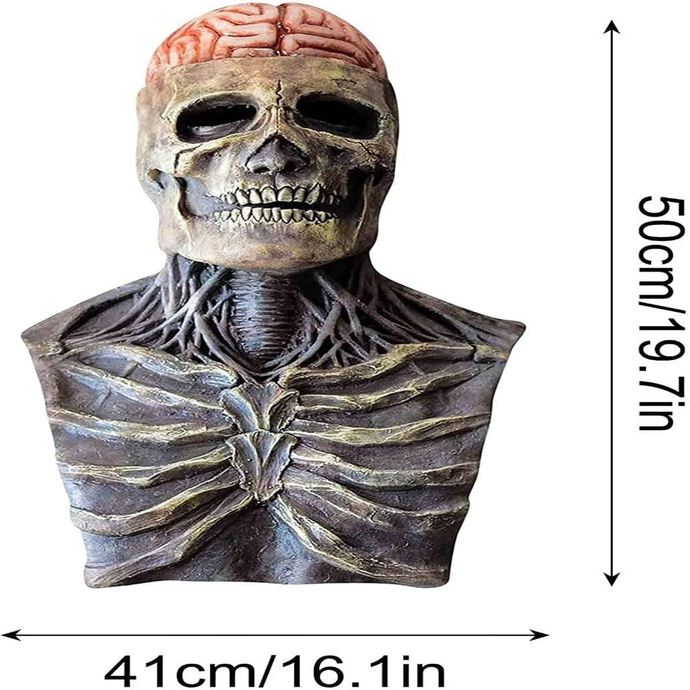 Skull Mask with Brain Detail