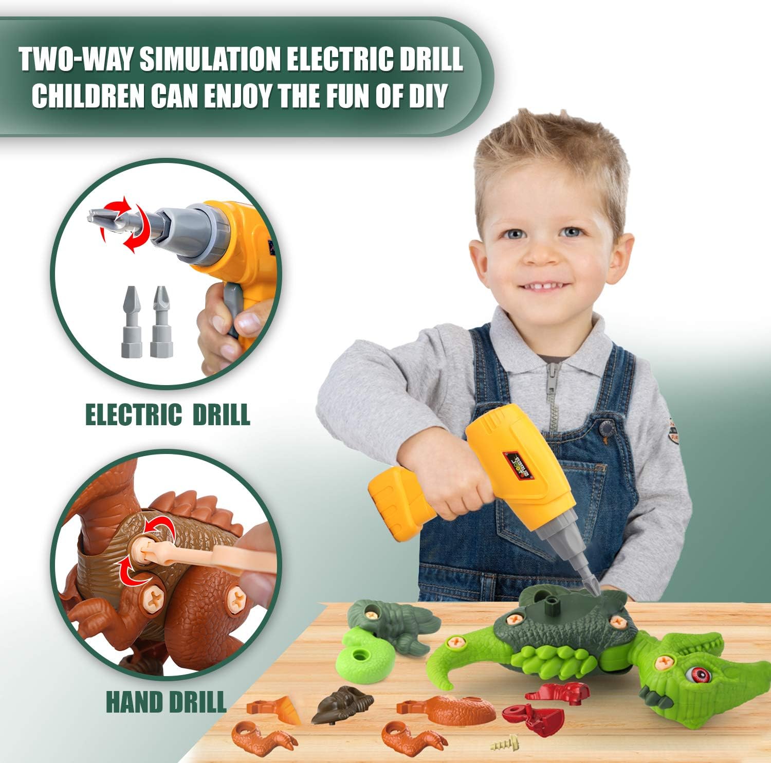 Dinosaur Toy Construction Set for Kids