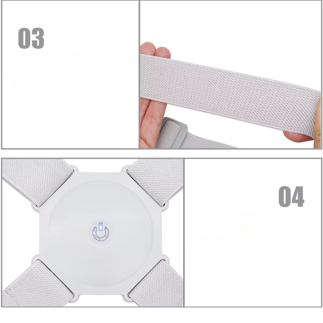 Posture Brace with Smart Back Support Sensor