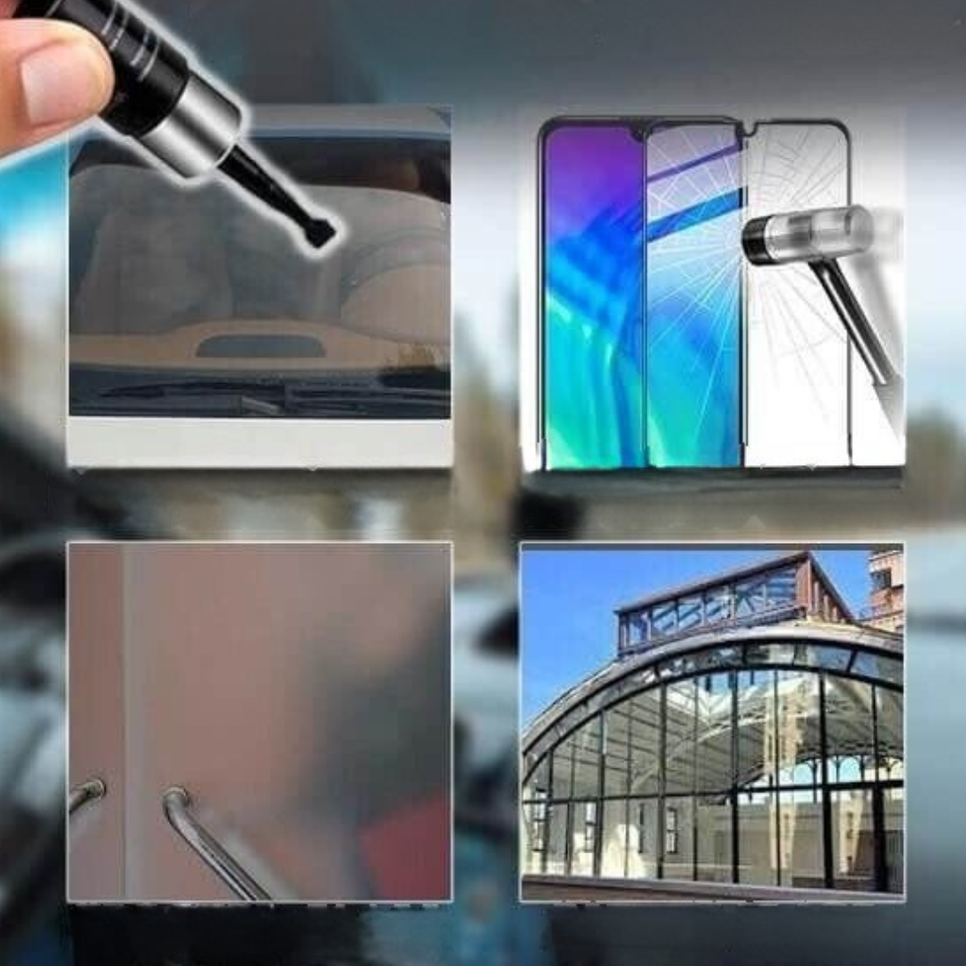 Kit di riparazione per crepe nel parabrezza