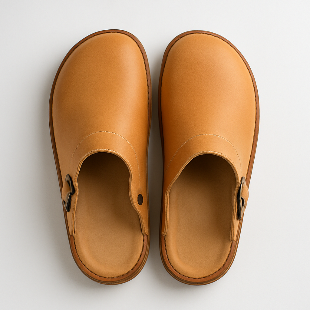 Leather Slip On Clogs for Men and Women