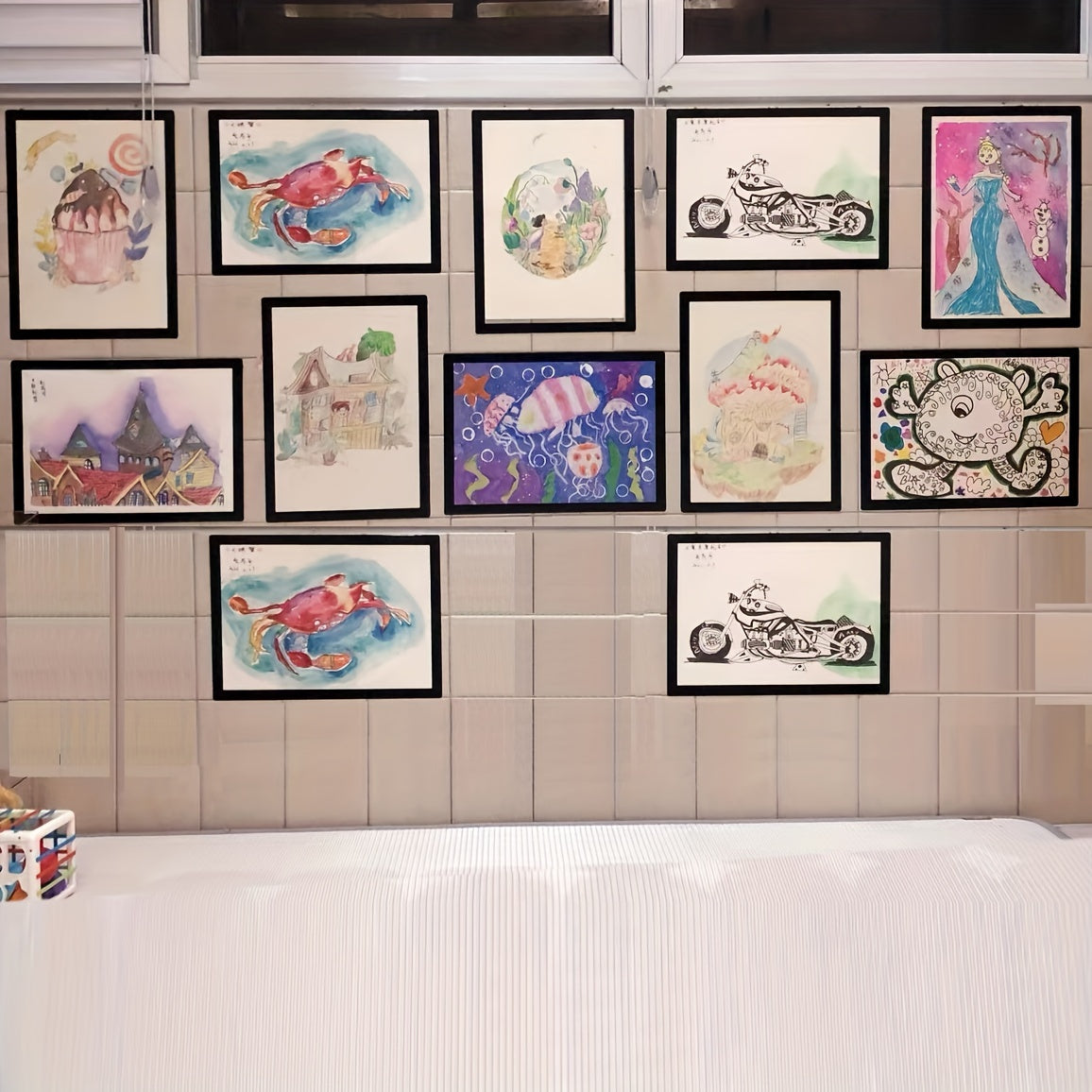 Magnetic A3 Wall Frame Set for Art Display