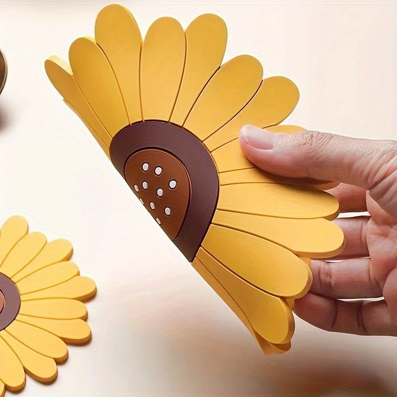 PVC Heat Resistant Sunflower Table Mat