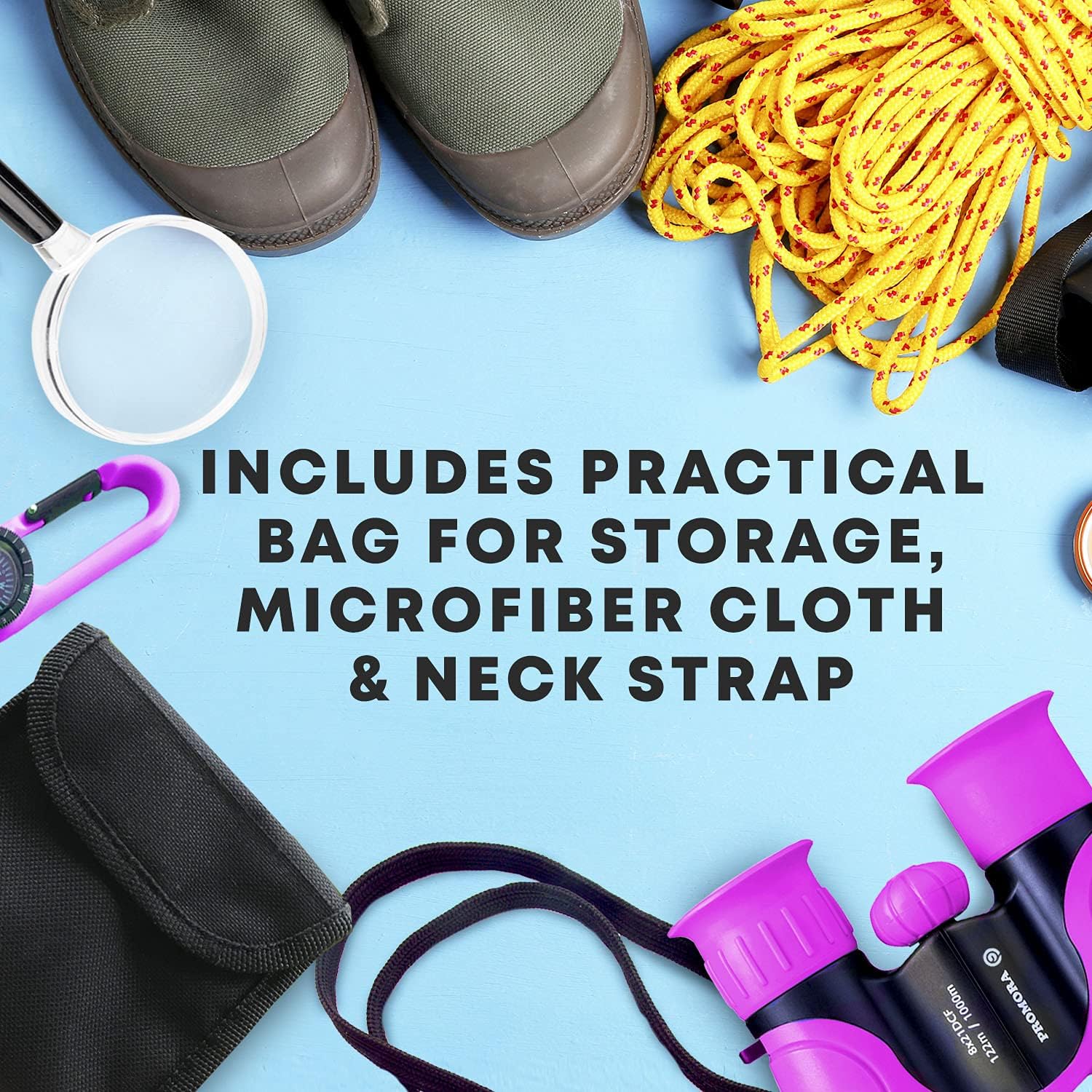 Binoculars for Kids Lightweight Outdoor Adventure